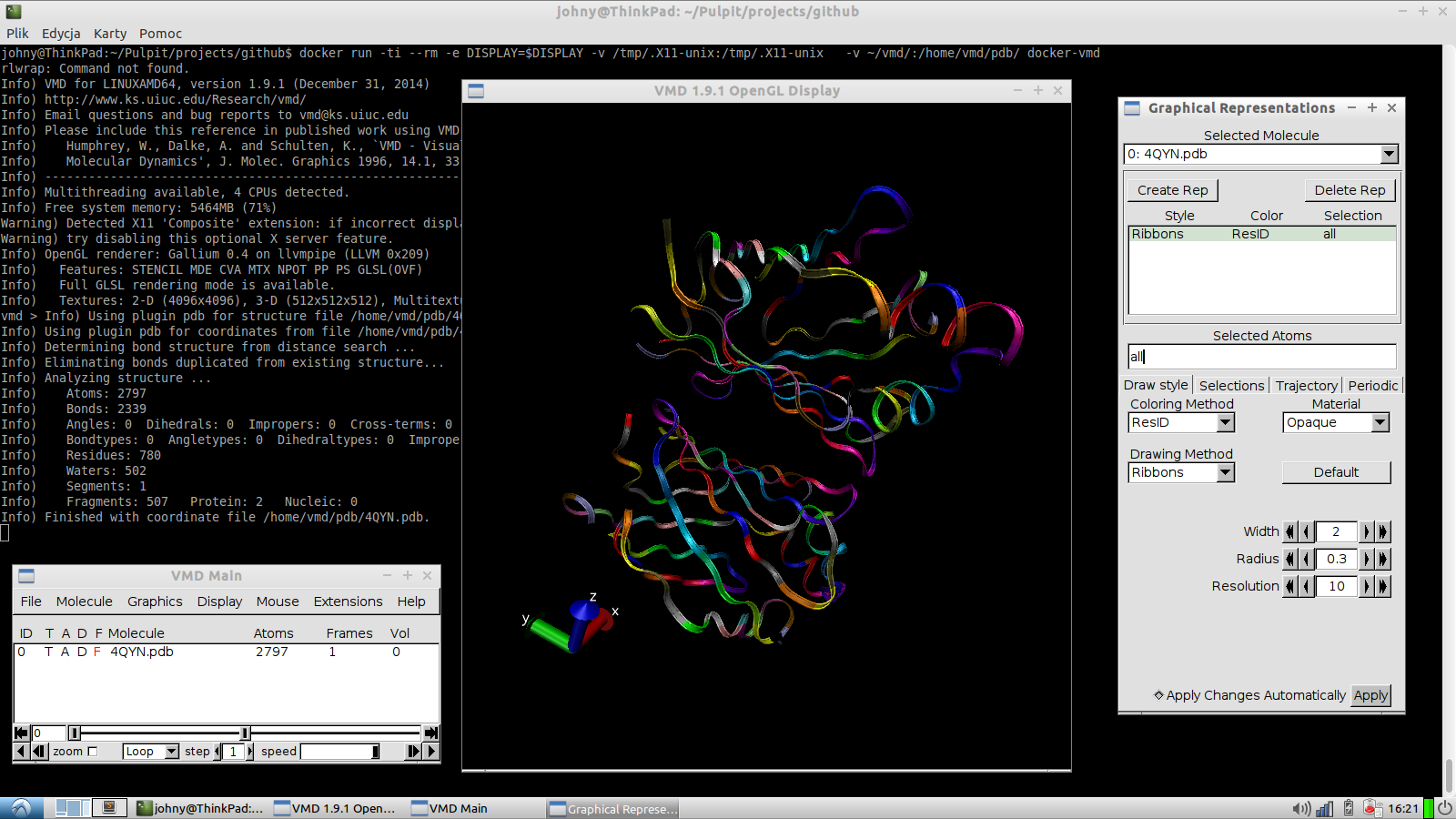 VMD screenshot