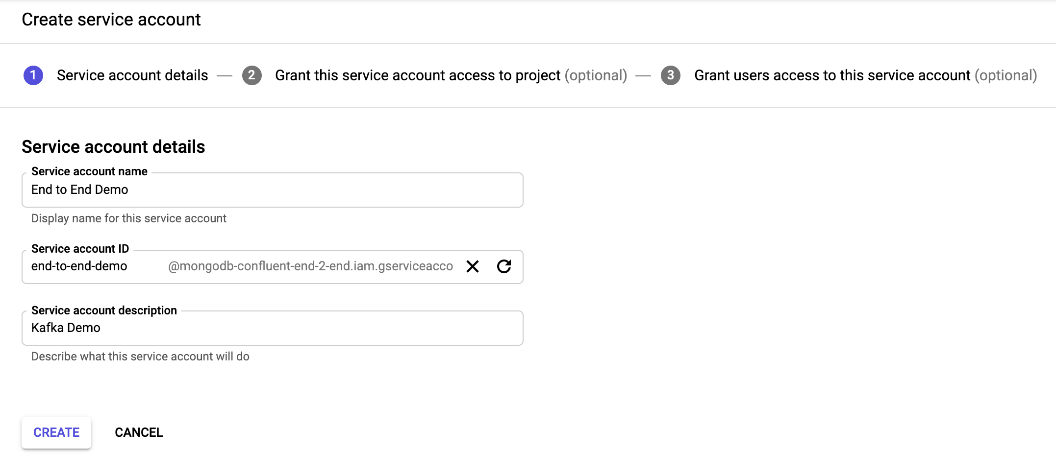 GCP Service Account