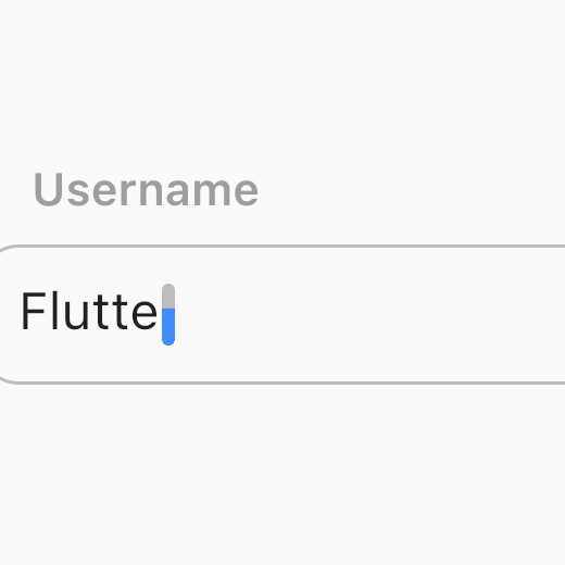 Flutter Custom Cursor/Caret Preview