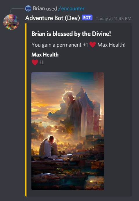 divine blessing