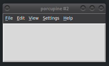 Screenshot of porcupine without plugins 1