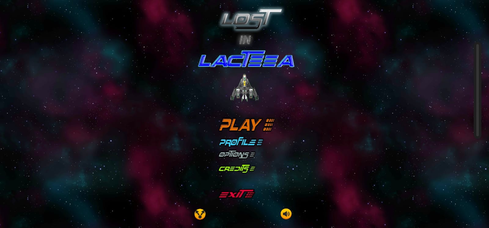 Lacteea Main Menu