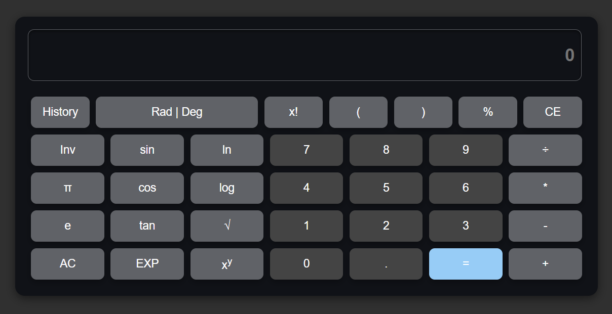 Calculator Screenshot