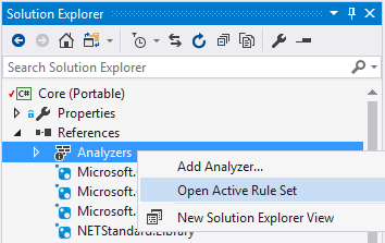 Open Active Rule Set