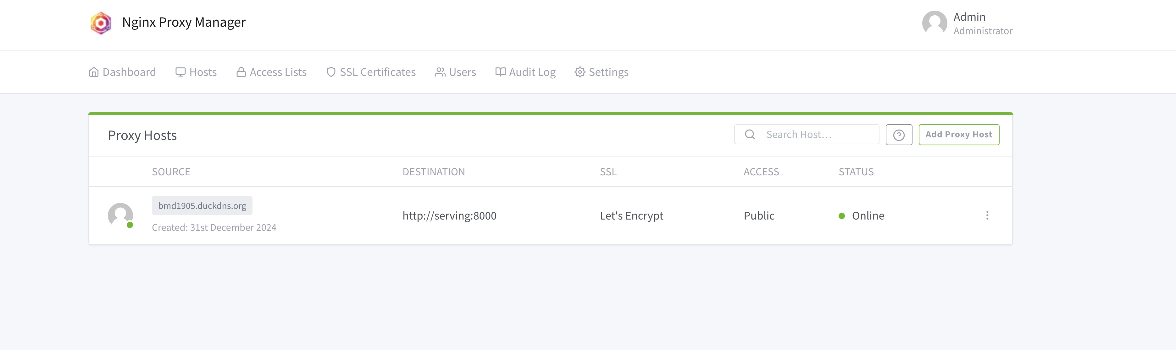 NGINX Proxy Manager 2