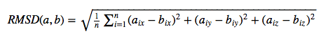 rmsd equation