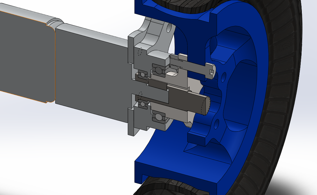 Drive assy, cutaway