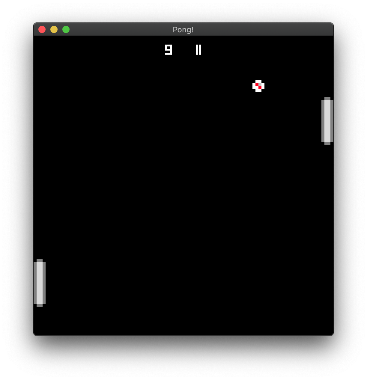 pong tutorial 5 screenshot