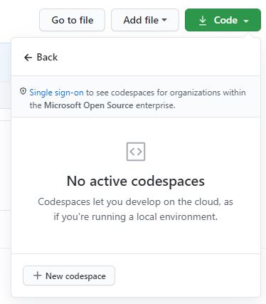 Create Codespace