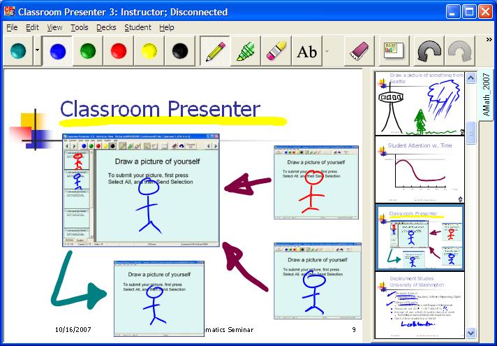 Classroom Presenter Screenshot