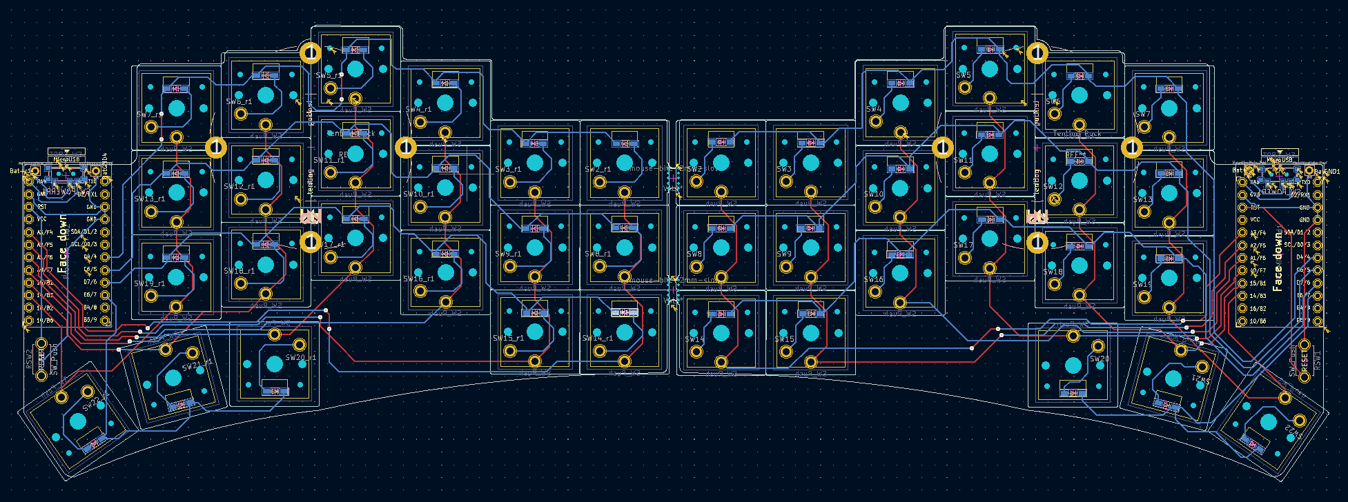 swept v0.1 pcb