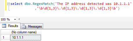 Match SSMS example