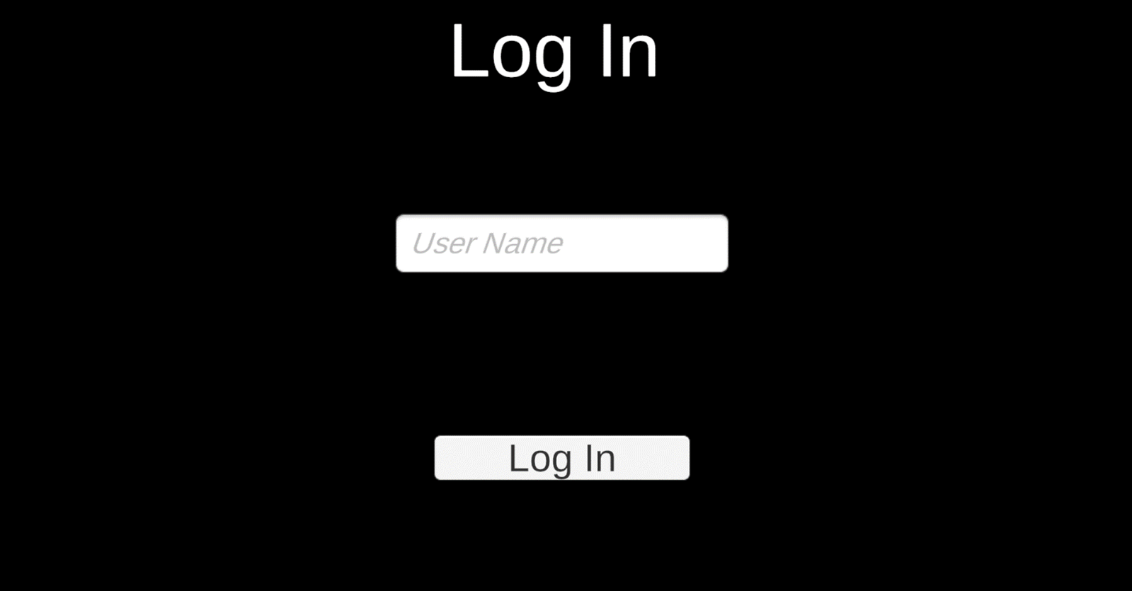 Login Screen