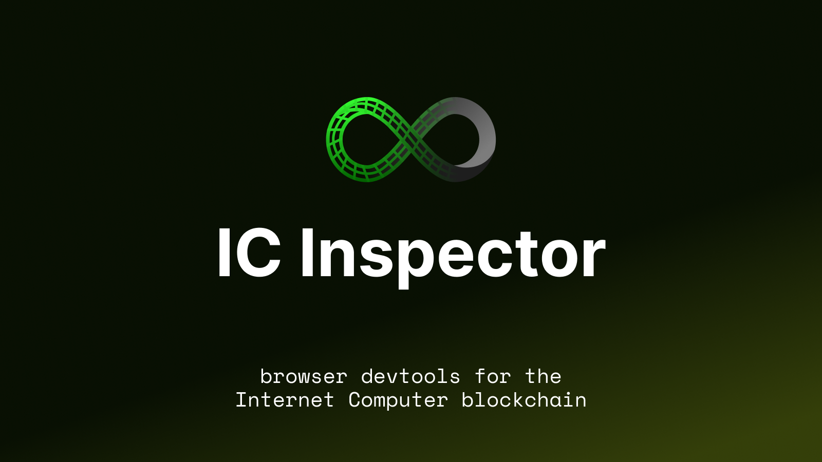 IC Inspector: browser devtools for the internet computer blockchain