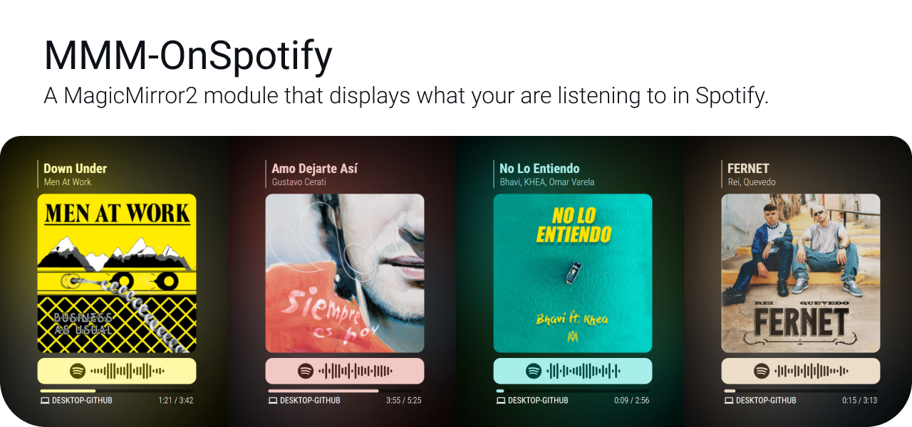 MMM-OnSpotify banner