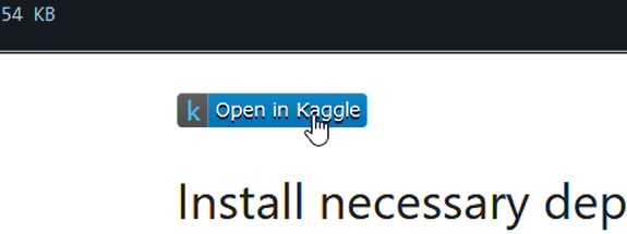 Open in Kaggle widget