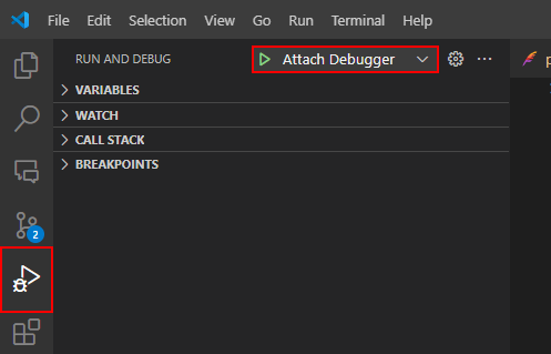 Location of Debugger and Script