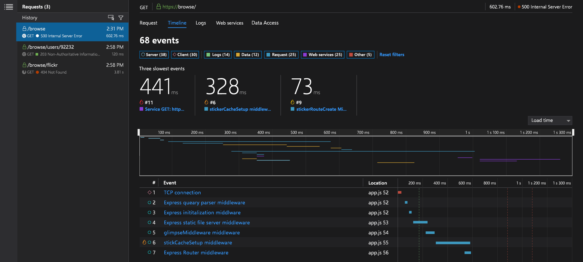 Project Glimpse: Node Edition Screenshot