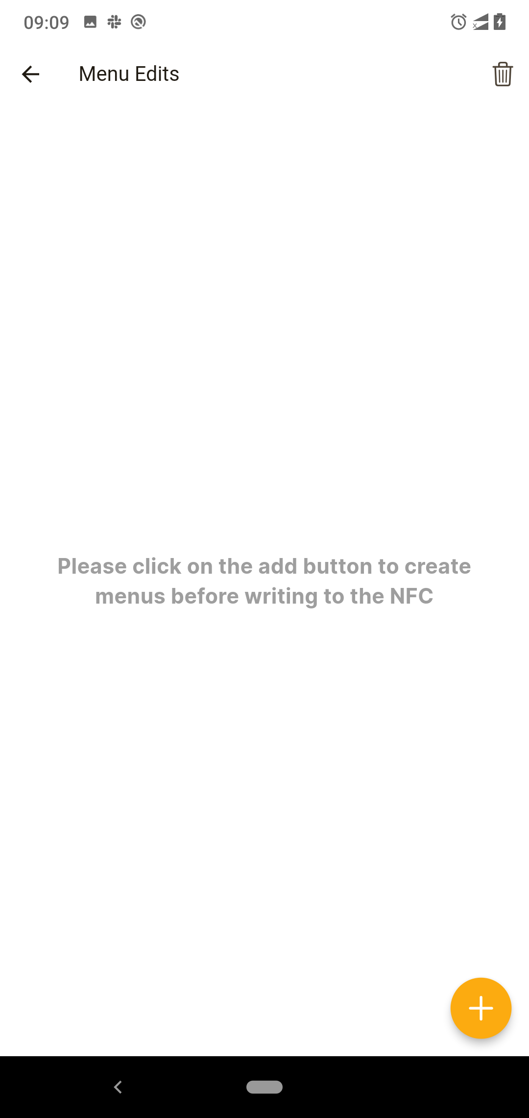 Write to NFC