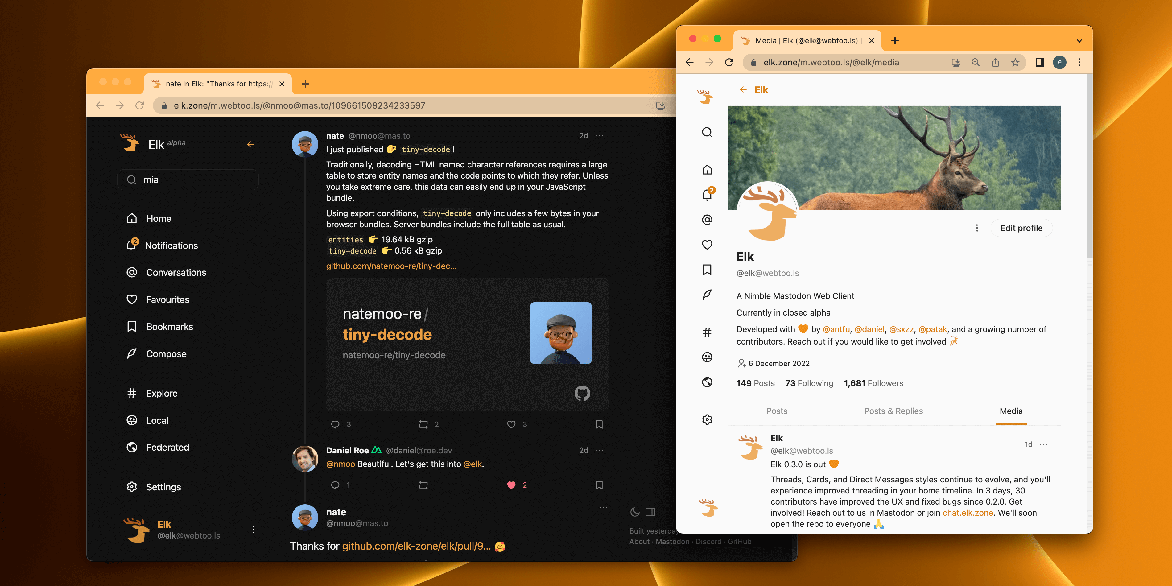 Nimbus screenshots