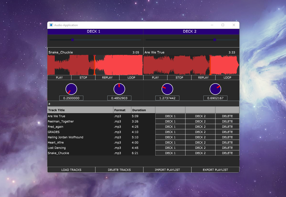 application running demo