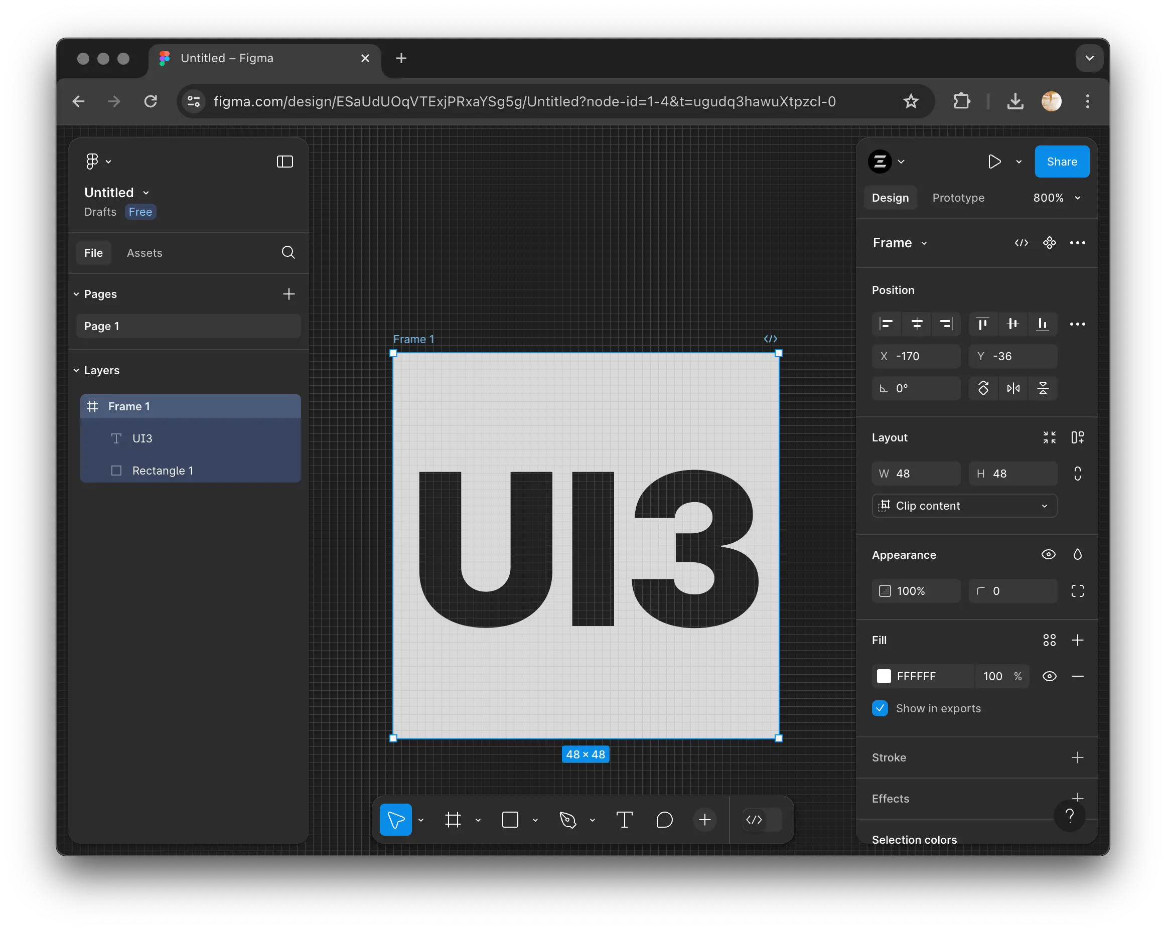 Screenshot of Figma UI3 Beta