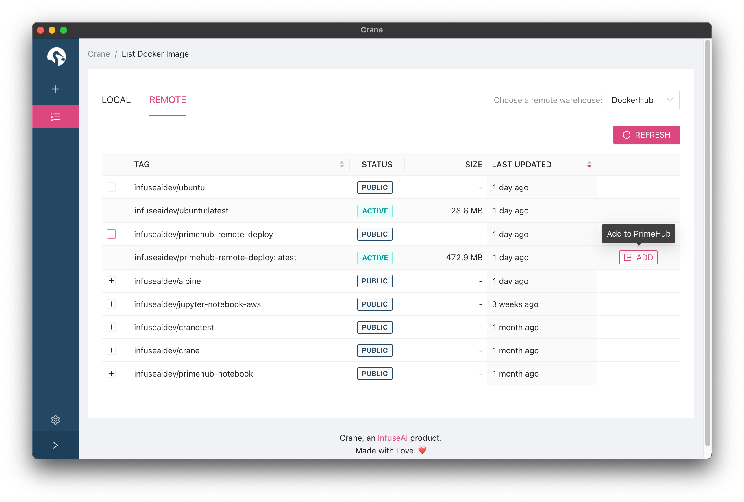 Manage Local And Remote Images