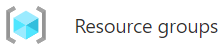 Resource groups button