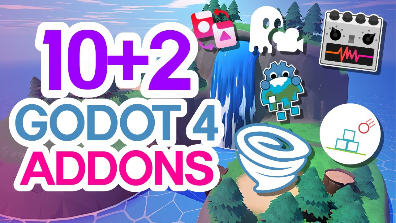 10+2 AWESOME ADDONS for GODOT 4 by MrElipteach