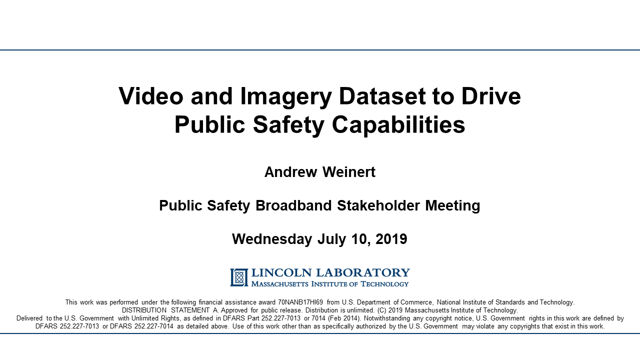 2019 Public Safety Broadband Stakeholder Meeting