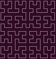 Hilbert curve in terminal by frascii