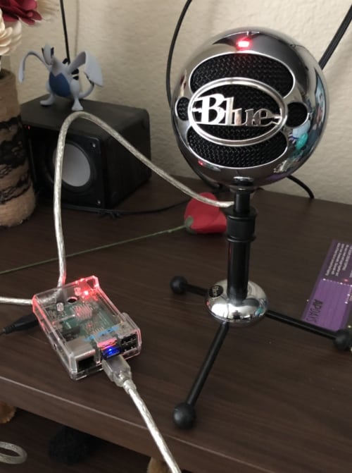 RPi 2 Model B and Snowball Mic