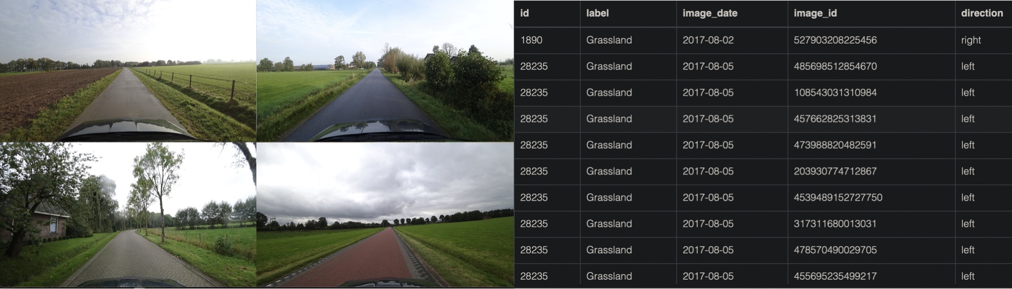 Mapillary Annotated - Dataset sample