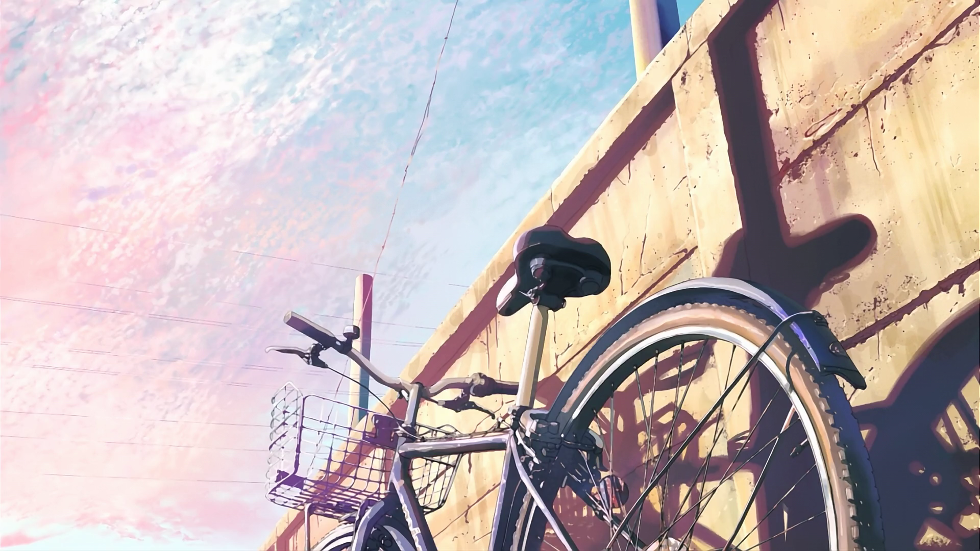 a_bicycle_leaning_against_a_wall