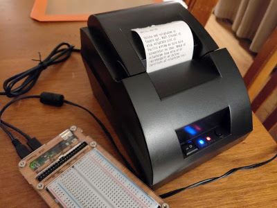 USB Thermal Receipt Printer with Raspberry Pi