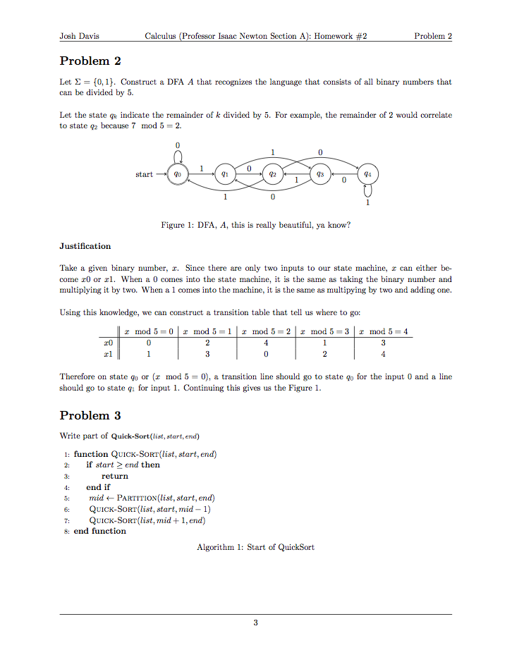 Example problems 2