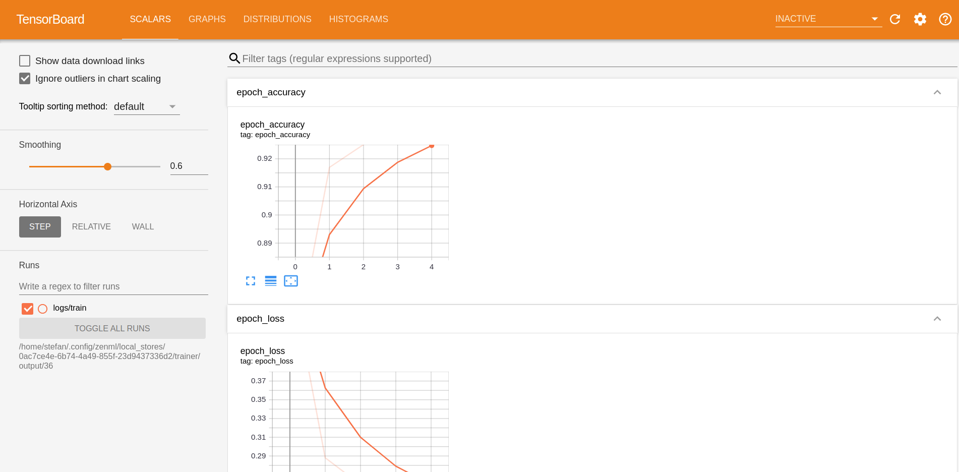 TensorBoard Kubeflow UI