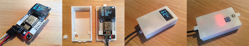 IoT Power Meter development version on a breadboard