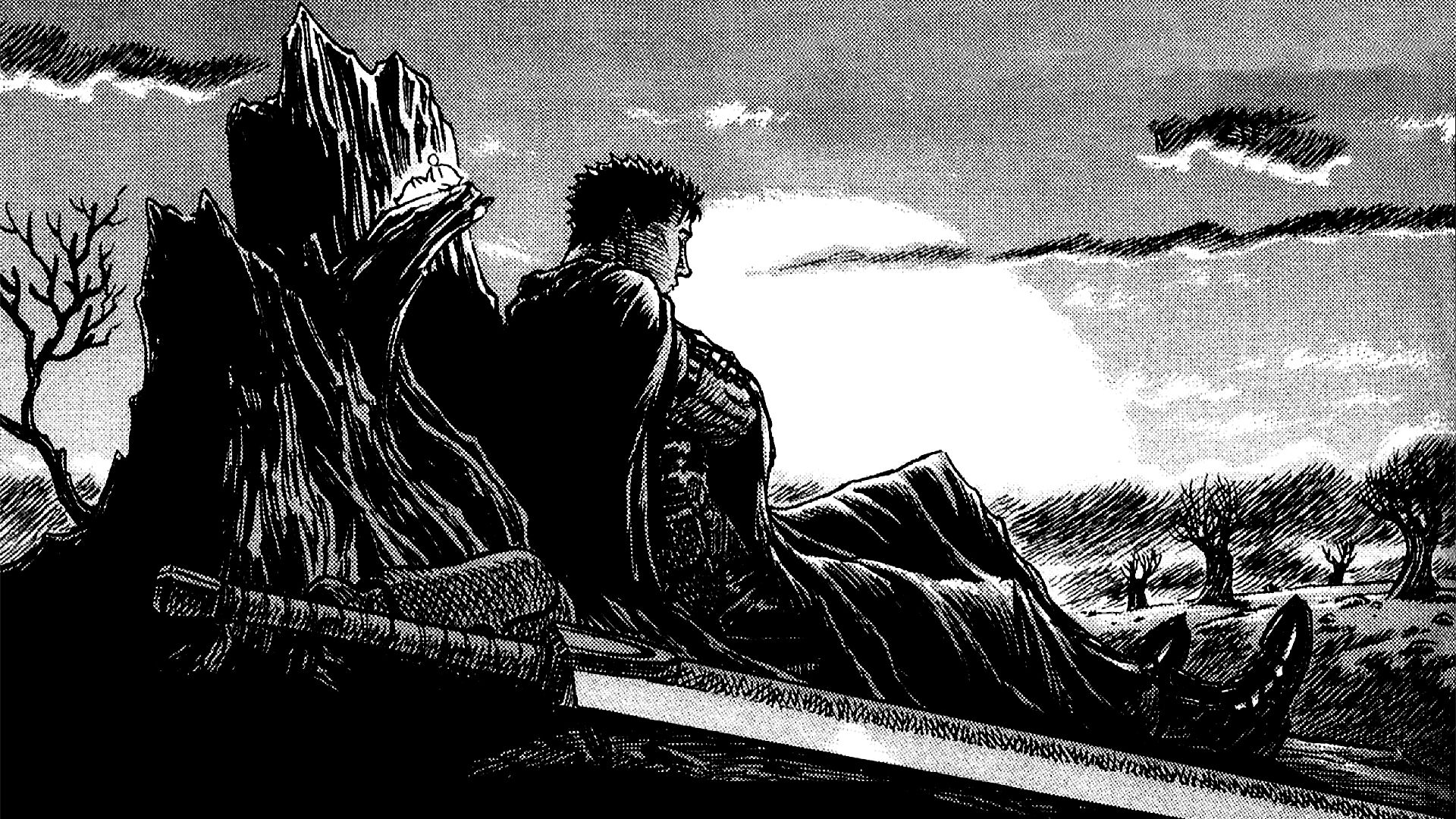 a_man_in_a_cape_sitting_on_a_boat