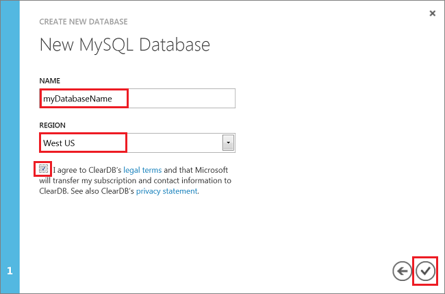 Provide MySQL details