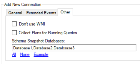 DBA Dash Schema Snapshot Setup