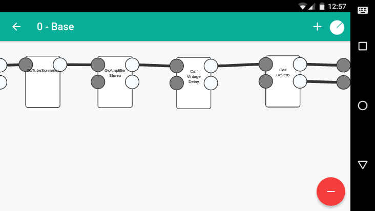 Pedalboard connections page