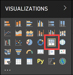 The Treemap visualization is highlighted.