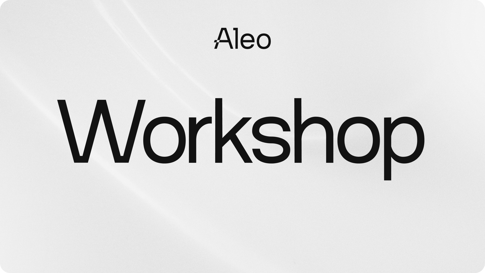 workshop