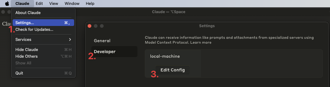 Claude Desktop Settings