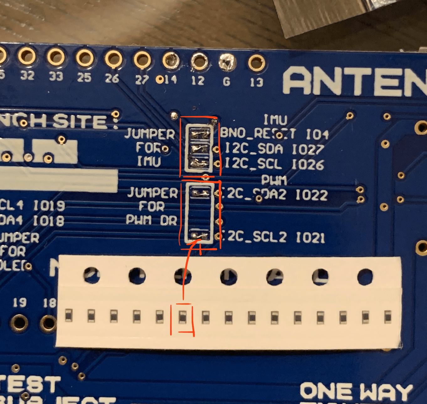 Antenny KM7 jumper