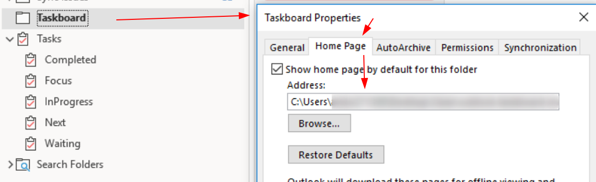 Enable Home Tab