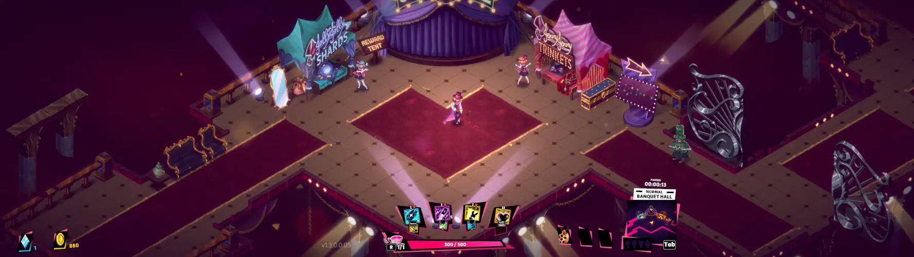 A 32:9 screenshot of Dandy Ace