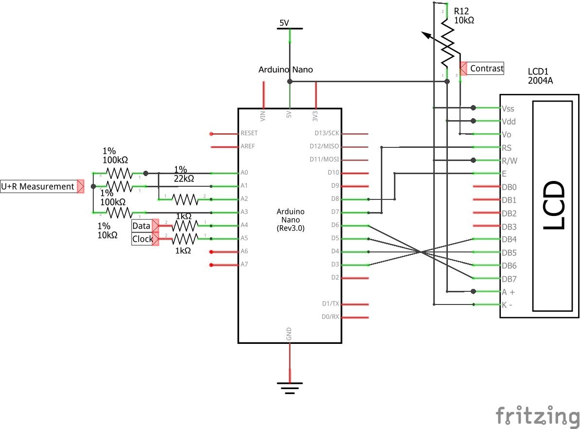 Fritzing schematics