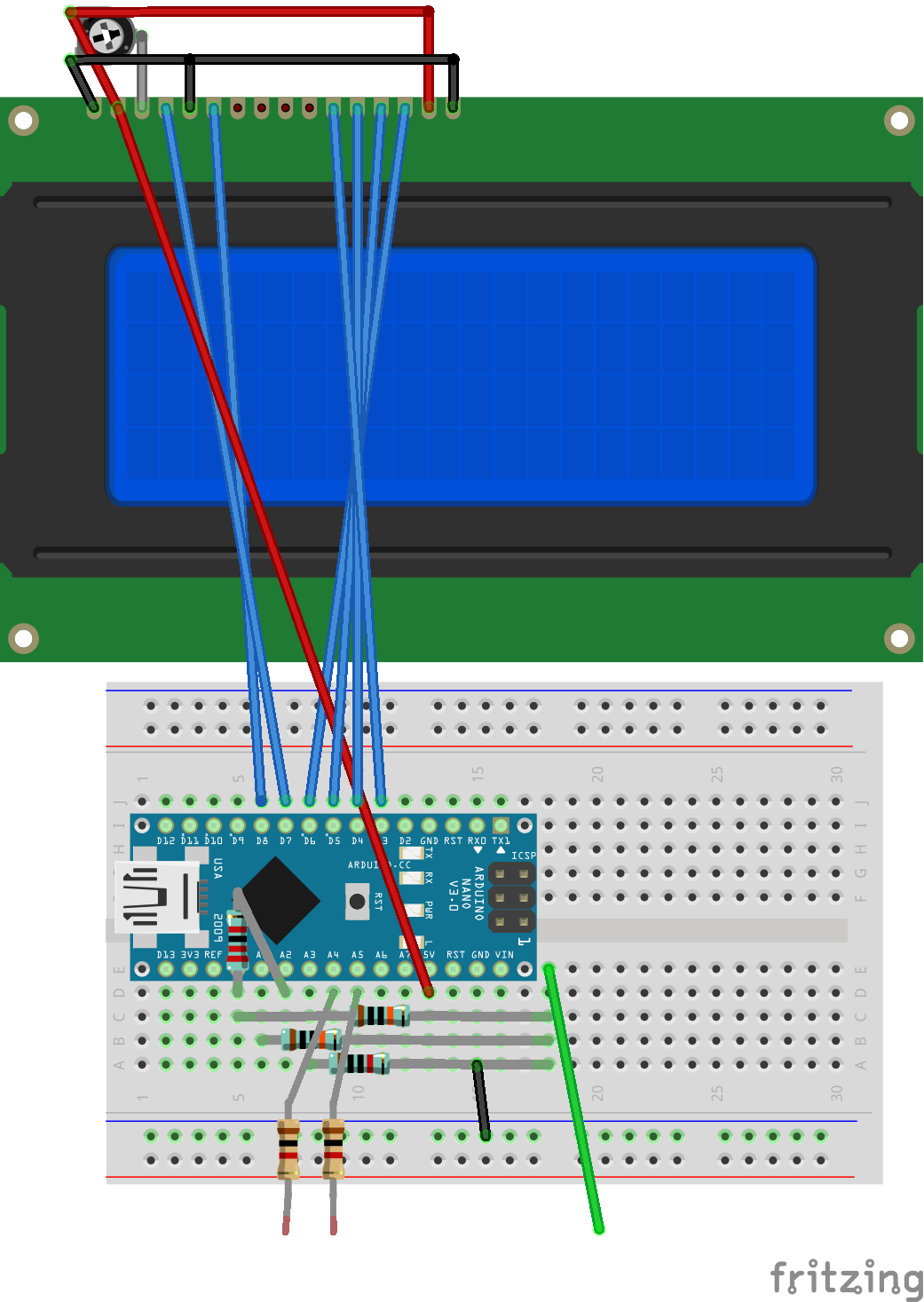 Fritzing board